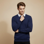 Men’s long sleeve polo sweater