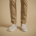 Men's casual classic loafers white contrast sole Fashion Grand