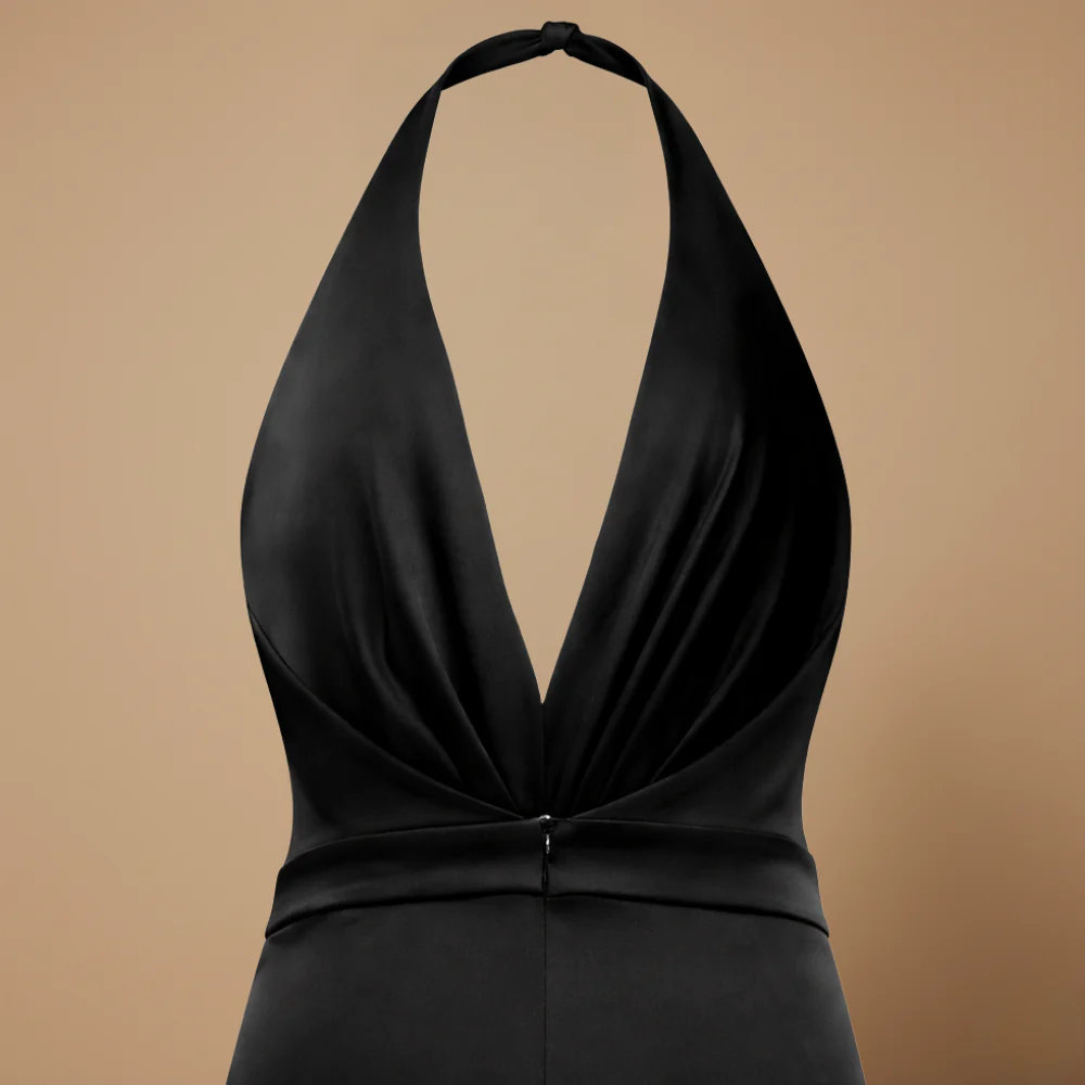 Women’s casual wide-leg jumpsuit with halter back Fashion Grand