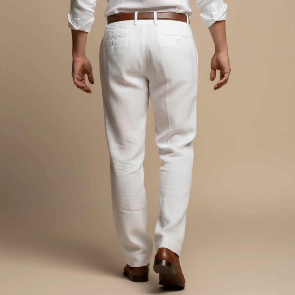 Men's breathable straight fit trousers for easy everyday wear Fashion Grand