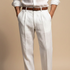 Men's breathable straight fit trousers for easy everyday wear Fashion Grand