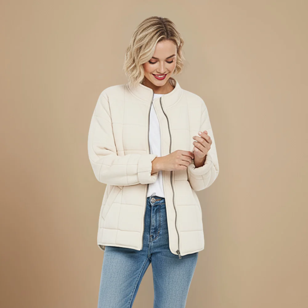 Women's Padded Jacket Casual Quilted Style Fashion Grand