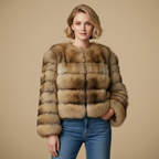 Women's Thick Warm Round Neck Winter Coat Fashion Grand