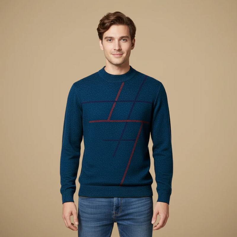 Men's long sleeve sweater graphic pattern Fashion Grand