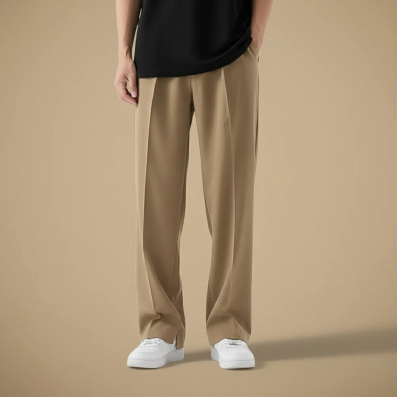 Men's Comfy Summer Straight Loose Trousers Fashion Grand