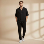 Men's short sleeve shirt matching set Fashion Grand