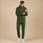Men’s zip hooded tracksuit jogger set