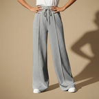 Women's Wide Leg Drawstring Trousers Fashion Grand