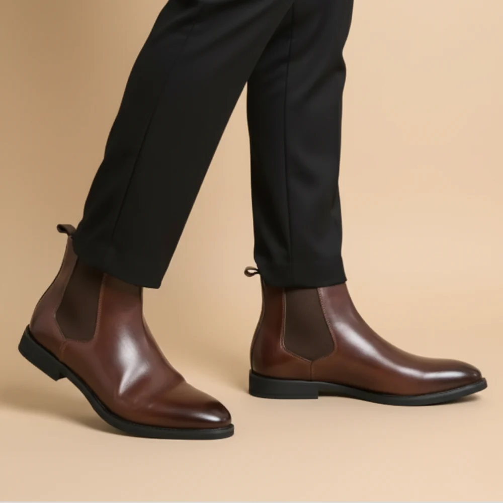 Men's casual classic Chelsea boots Fashion Grand