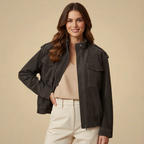 Women's Collar Casual Autumn Jacket Fashion Grand