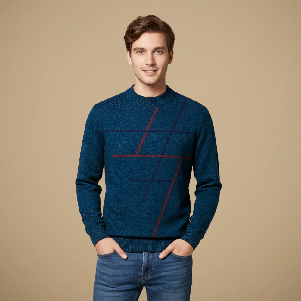 Men's long sleeve sweater graphic pattern Fashion Grand