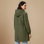 Women's Drawstring Hood Loose Fit Casual Jacket Fashion Grand