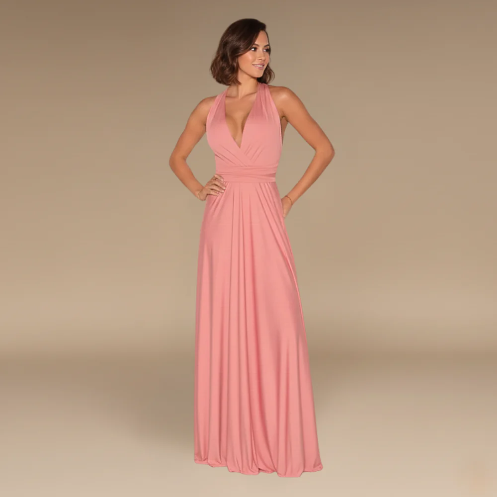 Women's Convertible Wrap Evening Gown Fashion Grand