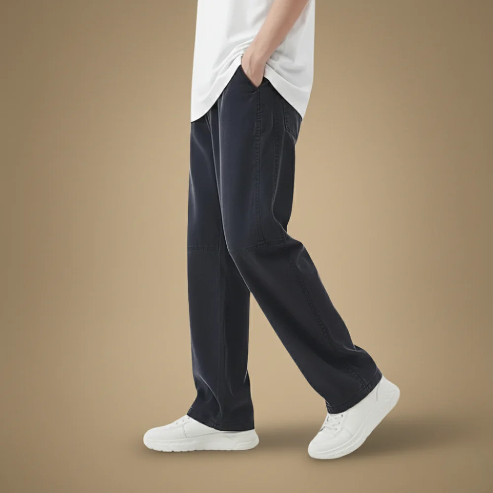 Men's Daily Straight Leg Trousers Fashion Grand