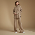 Women’s Chunky Knit Two Piece Set Fashion Grand