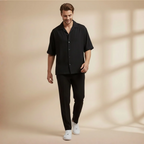 Men's short sleeve shirt matching set Fashion Grand