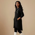 Women's Long Hoodie Jacket Oversized Full Zip Fashion Grand