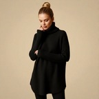 Women's Long Knitted Turtleneck Tunic Sweater&nbsp; Fashion Grand