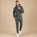 Men’s zip hooded tracksuit jogger set