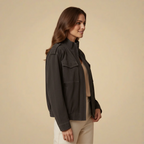 Women's Collar Casual Autumn Jacket Fashion Grand