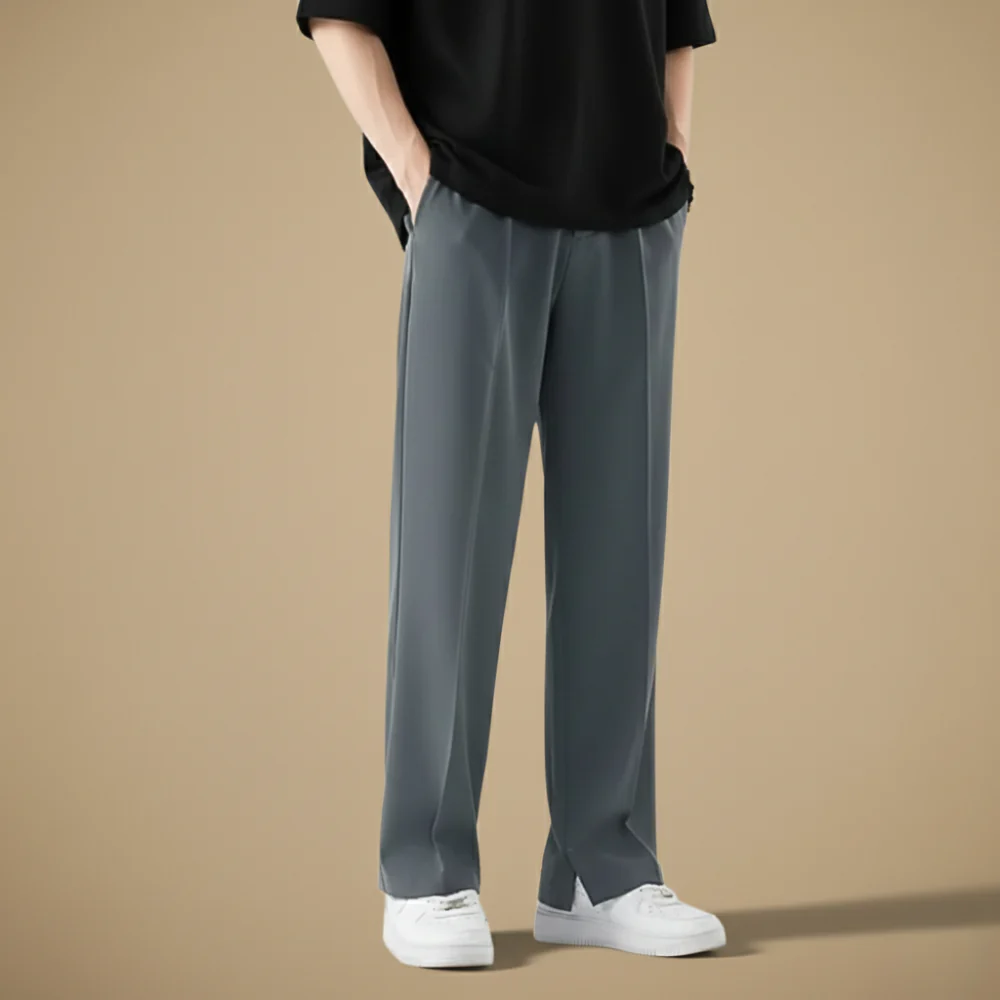 Men's Comfy Summer Straight Loose Trousers Fashion Grand