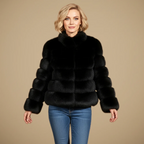 Women's Thick Warm Round Neck Winter Coat Fashion Grand