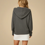 Knitted V-Neck Button Front Cardigan for Women Fashion Grand