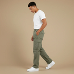 Men's Drawstring Multi Pocket Cargo Trousers Fashion Grand