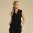 Women's Elegant Sleeveless Wrap Jumpsuit Fashion Grand
