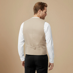 Men's Tailored Gilet Button Up Layering Look Fashion Grand