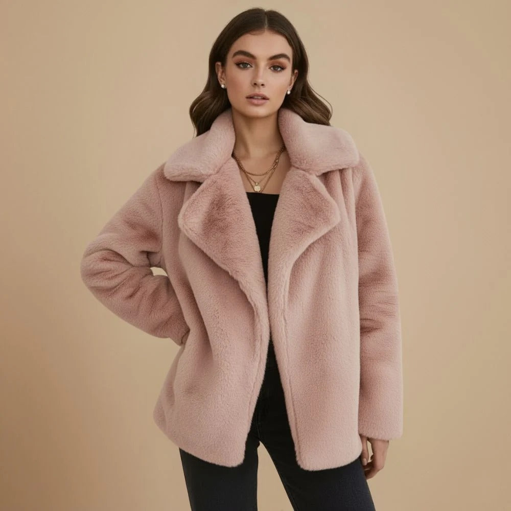 Ladies Classic Soft Touch Winter Coat Fashion Grand