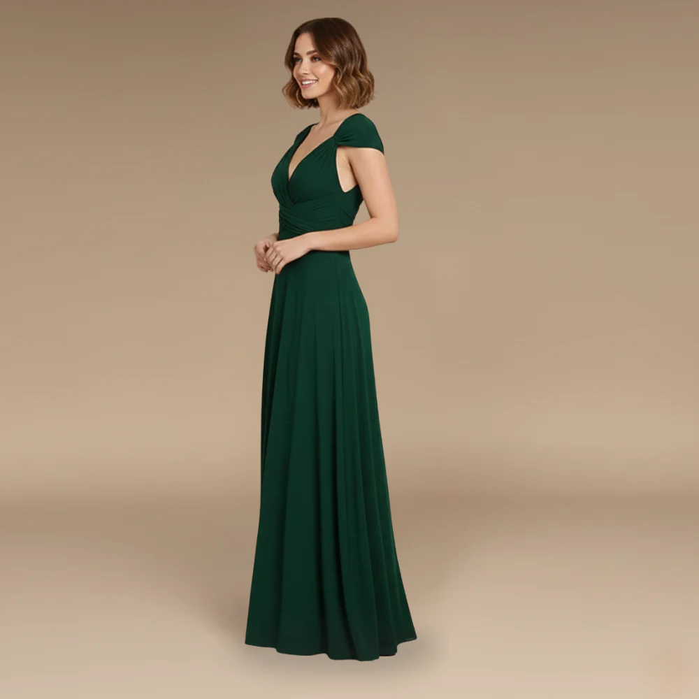 Women's Convertible Wrap Evening Gown Fashion Grand