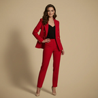 Women's Double Breasted &nbsp;Formal Two Piece Suit Fashion Grand