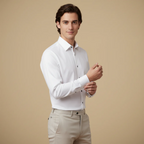 Men's Long Sleeve Button-Down Wrinkle-Free Shirt Fashion Grand