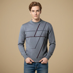 Men's long sleeve sweater graphic pattern Fashion Grand