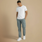 Men's Drawstring Multi Pocket Cargo Trousers Fashion Grand