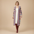 Women's long open front cardigan scarf style layering piece Fashion Grand