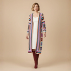 Women's long open front cardigan scarf style layering piece Fashion Grand