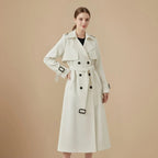 Elegant Slim Fit Mid Length Trenchcoat for Women Fashion Grand