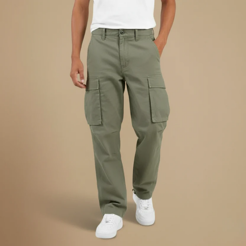 Men's Drawstring Multi Pocket Cargo Trousers Fashion Grand