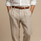 Men's breathable straight fit trousers for easy everyday wear Fashion Grand