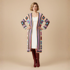 Women's long open front cardigan scarf style layering piece Fashion Grand