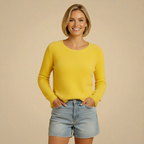 Fluffy Knitted V-Neck Sweater Jumper for Women Fashion Grand