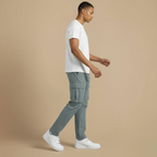 Men's Drawstring Multi Pocket Cargo Trousers Fashion Grand