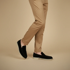 Men's casual classic loafers white contrast sole Fashion Grand