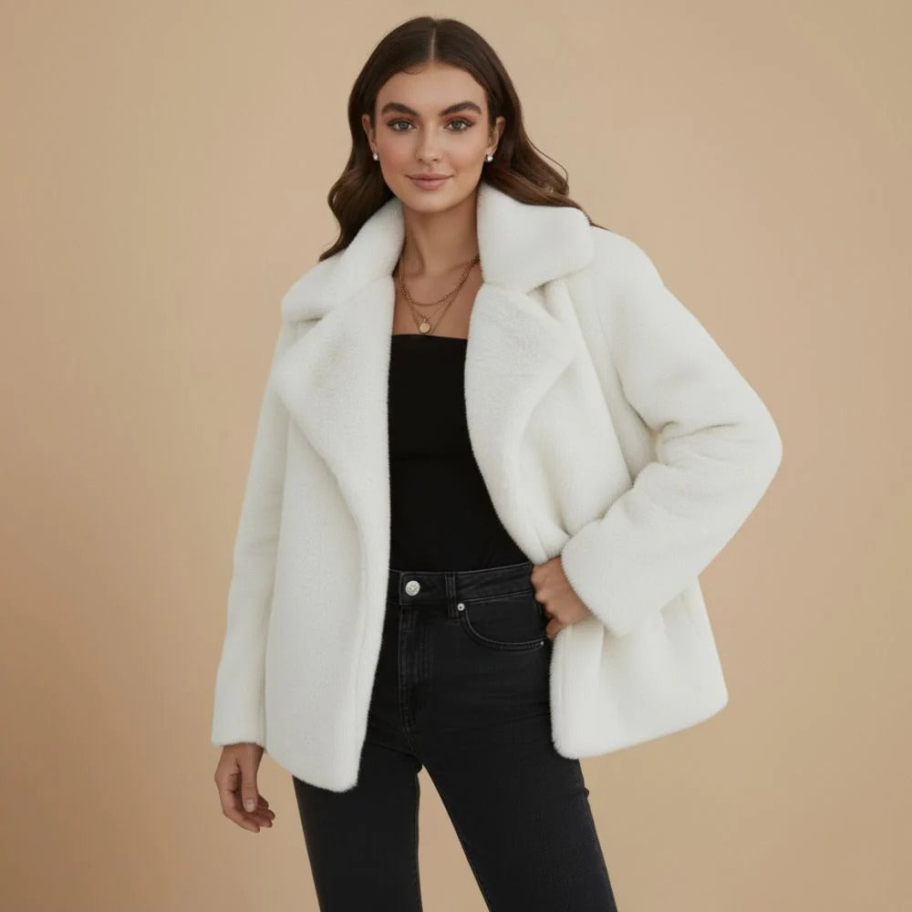 Ladies Classic Soft Touch Winter Coat Fashion Grand