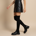 Women's knitted overknee boots Fashion Grand