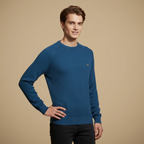 Men Basic Round Neck Knitted Jumper Fashion Grand