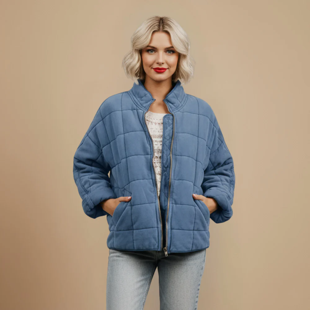 Women's Padded Jacket Casual Quilted Style Fashion Grand