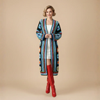 Women's long open front cardigan scarf style layering piece Fashion Grand